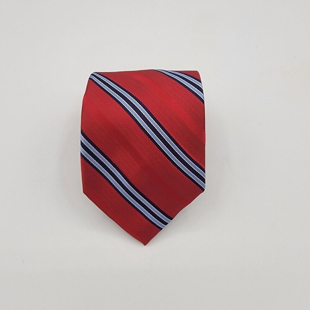 Mens Necktie Nautica Muilti-colored Silk 58.5 By 3.5 Inches, Stripe suit Vintage